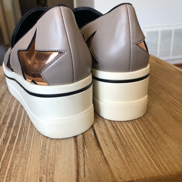 Stella McCartney Binx gray and rose gold shoes - Picture 3 of 8